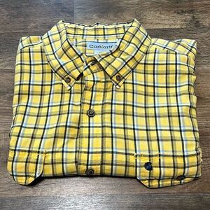 Carhartt short sleeve button down shirt size XL